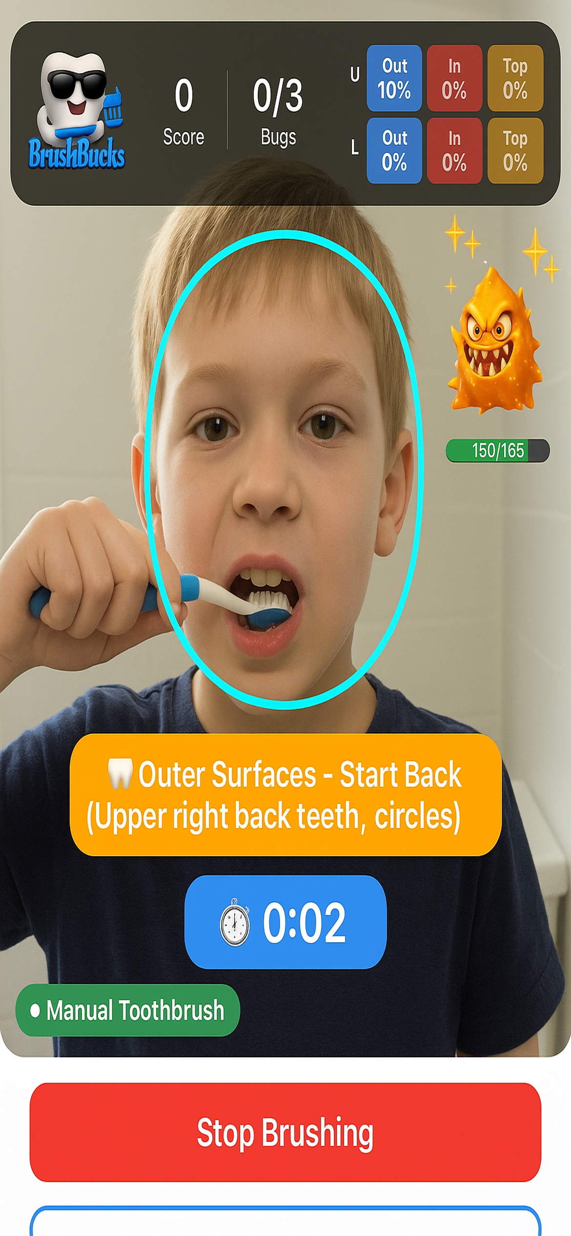 Live Brushing Session